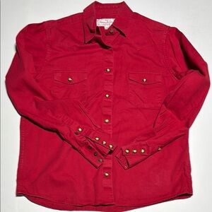 Red Panhandle Slim Vintage Small Shirt